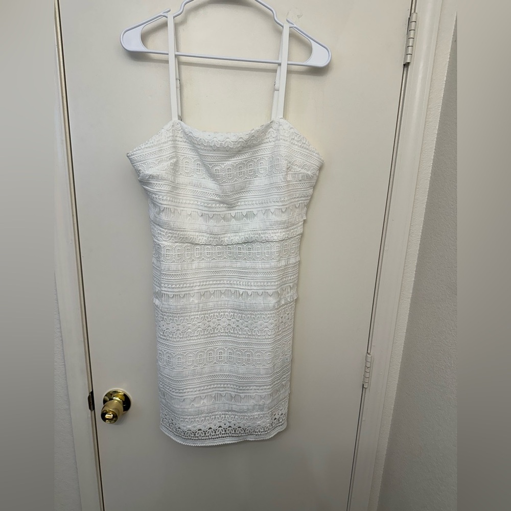 Sam Edelman White Strapless Dress